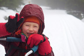 Der Kammweg im Erzgebirge im Winter mit 2 Kindern | Tschechisches Gebirge | Kammweg zu Fuß und mit Ski | abenteuerkultur